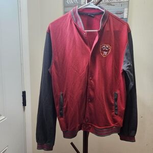 🌟Men's Red and Gray Varsity Jacket